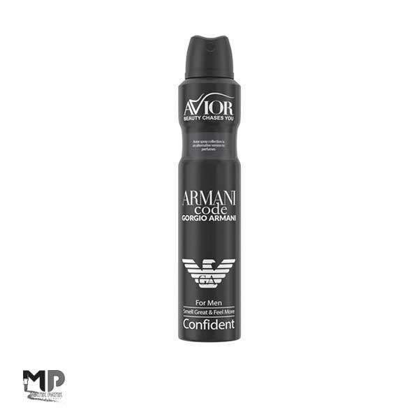 اسپری بدن مردانه اویور مدل Gorgio Armani Code حجم 200 میلی لیتر