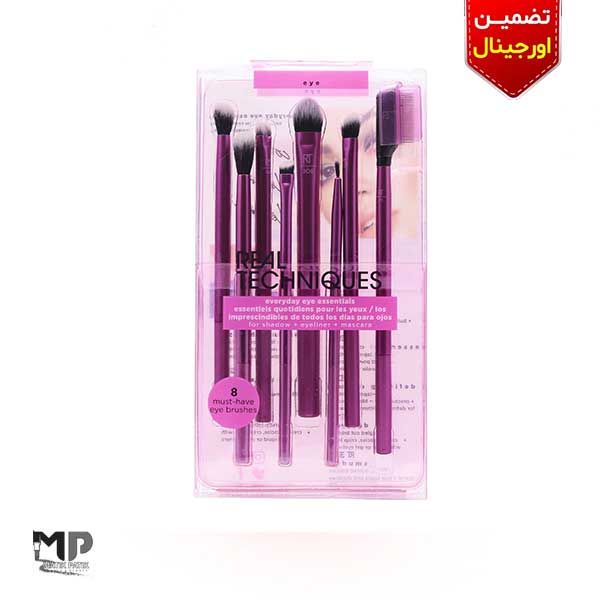 set8tikereal ست براش آرایش چشم 8 عددی ریل تکنیک - تصویر 1