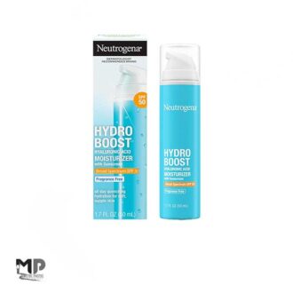 ژل کرم پمپی ضد آفتاب و آبرسان نوتروژینا مدل Hydro Boost حاوی SPF50