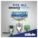 تیغ یدک ژیلت مدل Mach 3 turbo بسته 4 عددی