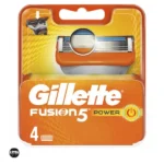 تیغ یدک ژیلت مدل Fusion 5 power بسته 4 عددی