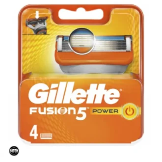 تیغ یدک ژیلت مدل Fusion 5 power بسته 4 عددی