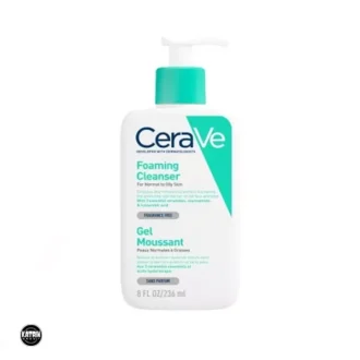 ژل فومی شستشوی صورت CeraVe – حجم ۲۳۶ میلی‌لیتر