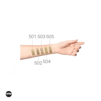 رنگ بندی کرم پودر فاقد چربی سالوته با SPF 25 مناسب انواع پوست حجم 35 میلی لیتر