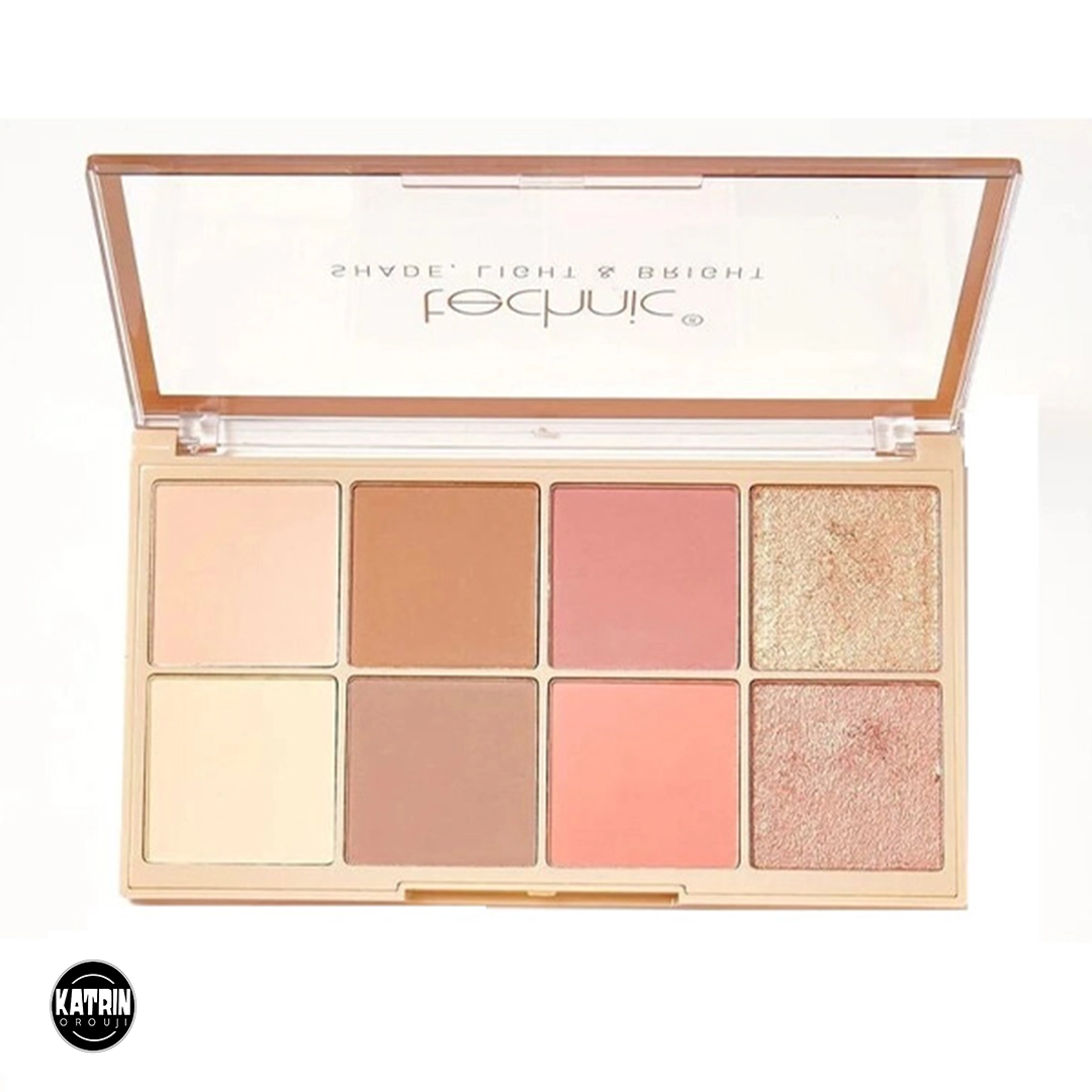 technic-shade-light-bright-palette-8-color پالت سایه Shade Light & Bright تکنیک