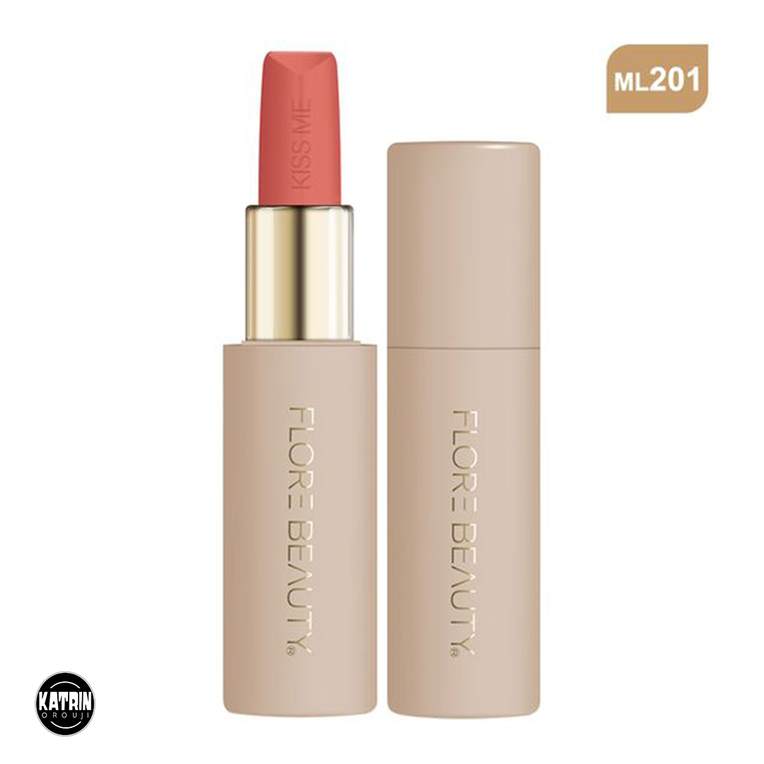 matte-lipstick-flore-beauty-ml201 رژ لب جامد مخملی بیوتی فلور بیوتی